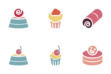 Süßes Essen Symbolpack