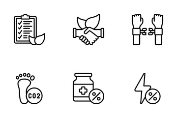 Sustainable Development Icon Pack