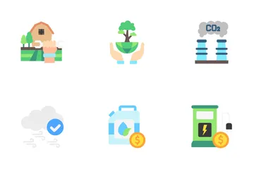 Sustainable Economy Icon Pack