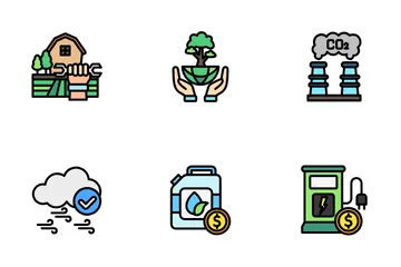 Sustainable Economy Icon Pack