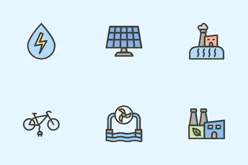 Sustainable Energy Icon Pack