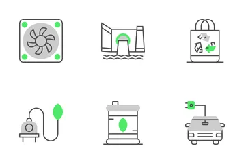 Sustainable Energy Icon Pack