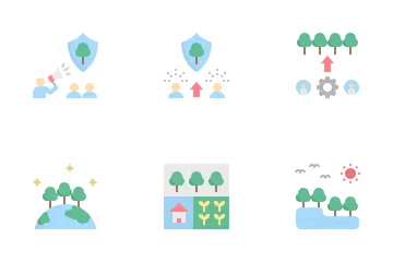 Sustainable Forest Management Icon Pack