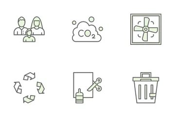 Sustainable Living Icon Pack