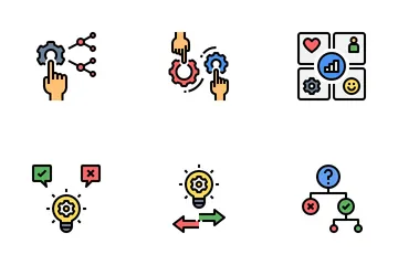 Sviluppo della strategia aziendale Icon Pack