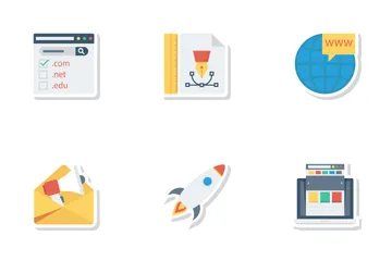 Sviluppo di web design e interfaccia utente Icon Pack