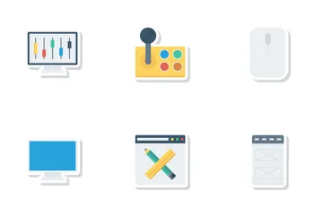 Sviluppo del web design e interfaccia utente Vol 5 Icon Pack