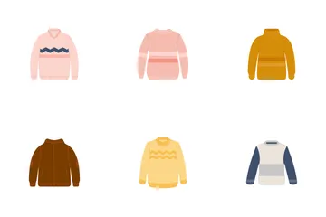 Sweaters Jacket Collection Icon Pack