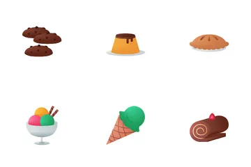 Sweet And Dessert Icon Pack