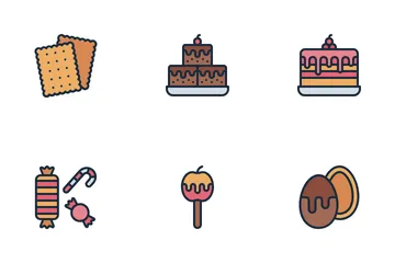 Sweet Dessert Icon Pack