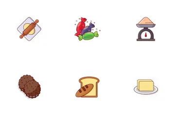 Sweets And Bakery-A Icon Pack