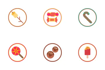 Sweets And Candies Icon Pack