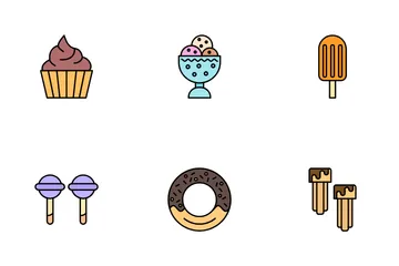 Sweets And Candies Icon Pack