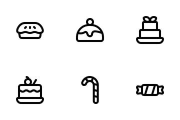 Sweets And Candies Icon Pack