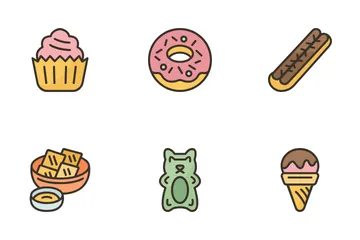 Sweets And Candies Icon Pack