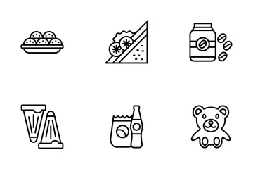 Sweets And Dessert Icon Pack
