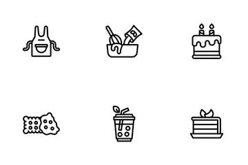 Sweets And Dessert Icon Pack