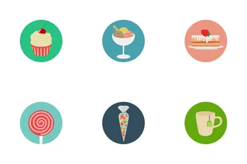 Sweets And Drinks  Icon Pack