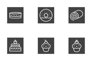 Sweets & Confectionery Icon Pack