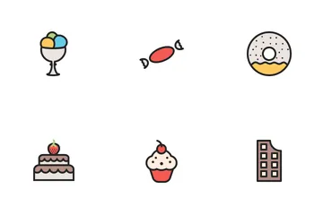 Sweets & Confectionery Icon Pack