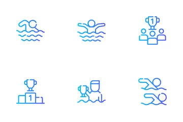 Swimming Championship Icon Pack