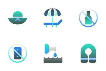 Swimming Pool Icon Pack
