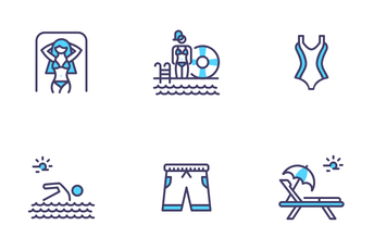 Swimming Pool Icon Pack