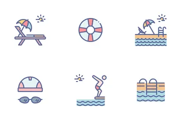 Swimming Pool Icon Pack