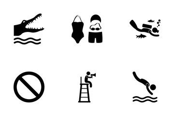 Swimming Pool Icon Pack