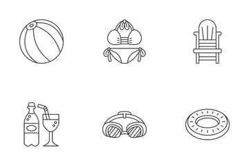 Swimming Pool Icon Pack