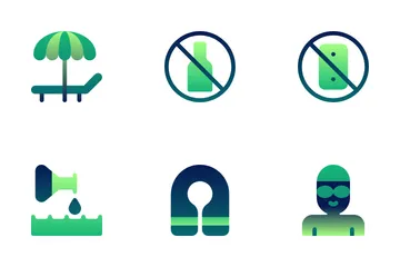 Swimming Pool Icon Pack