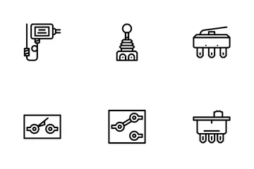 Switch Electricity Accessory Icon Pack