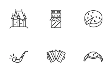 Switzerland Culture Icon Pack