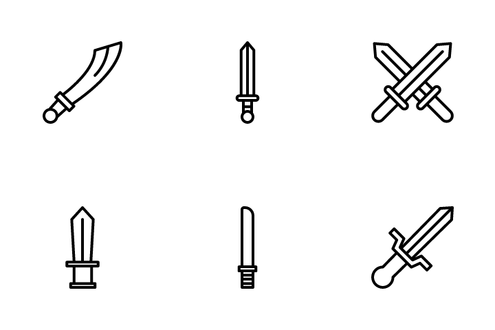 994 Sword Icons - Free in SVG, PNG, ICO - IconScout