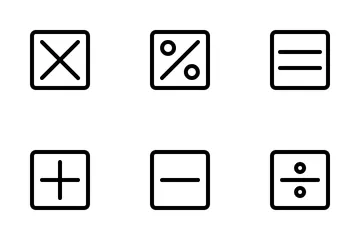 Symbole mathématique Pack d'Icônes