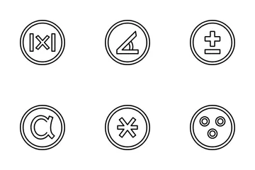 Symboles mathématiques Icon Pack