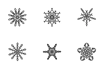 Symmetric Flakes Icon Pack