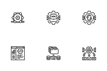 System Analyst Data Icon Pack
