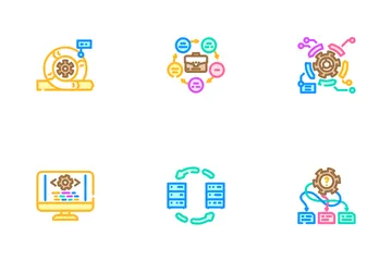 System Analyst Data Business Icon Pack