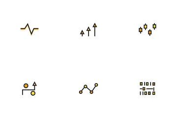 Gráfico de datos Paquete de Iconos