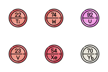 Tabla periódica Paquete de Iconos