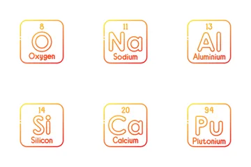 Tabla periódica Paquete de Iconos