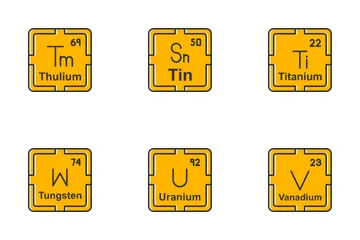 Tabla periódica Paquete de Iconos