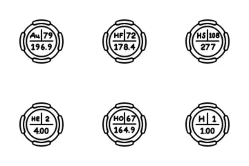 Tabla periódica Paquete de Iconos