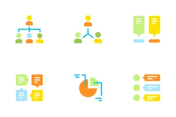 Cuadro y diagrama Paquete de Iconos