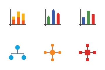 Cuadro y diagrama Paquete de Iconos