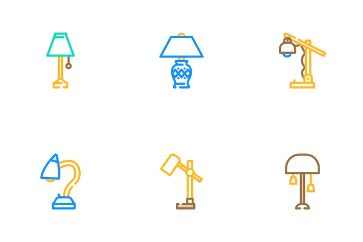 5,988 Table Lamps Icon Packs - Free In Svg, Png, Ico - Iconscout