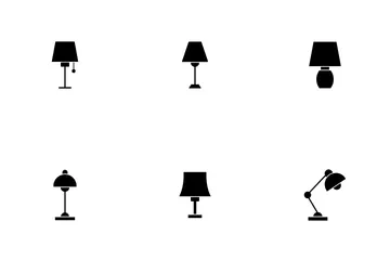 테이블 램프 아이콘 팩