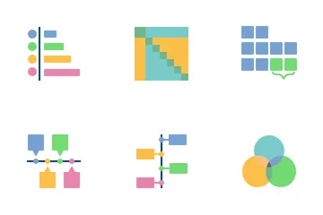 Graphiques et diagrammes Icon Pack