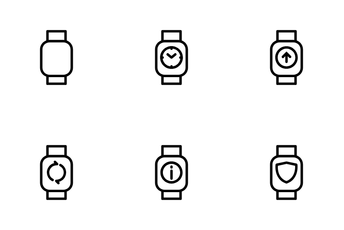 Tablet,Monitoring And Smart Watch Icon Pack